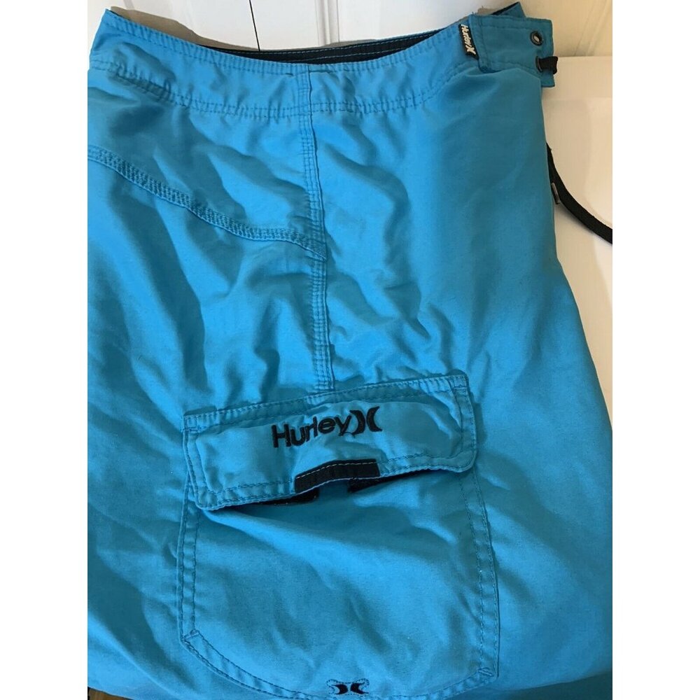Hurley Men’s Sz 28 Blue board shorts swimming trunks‎